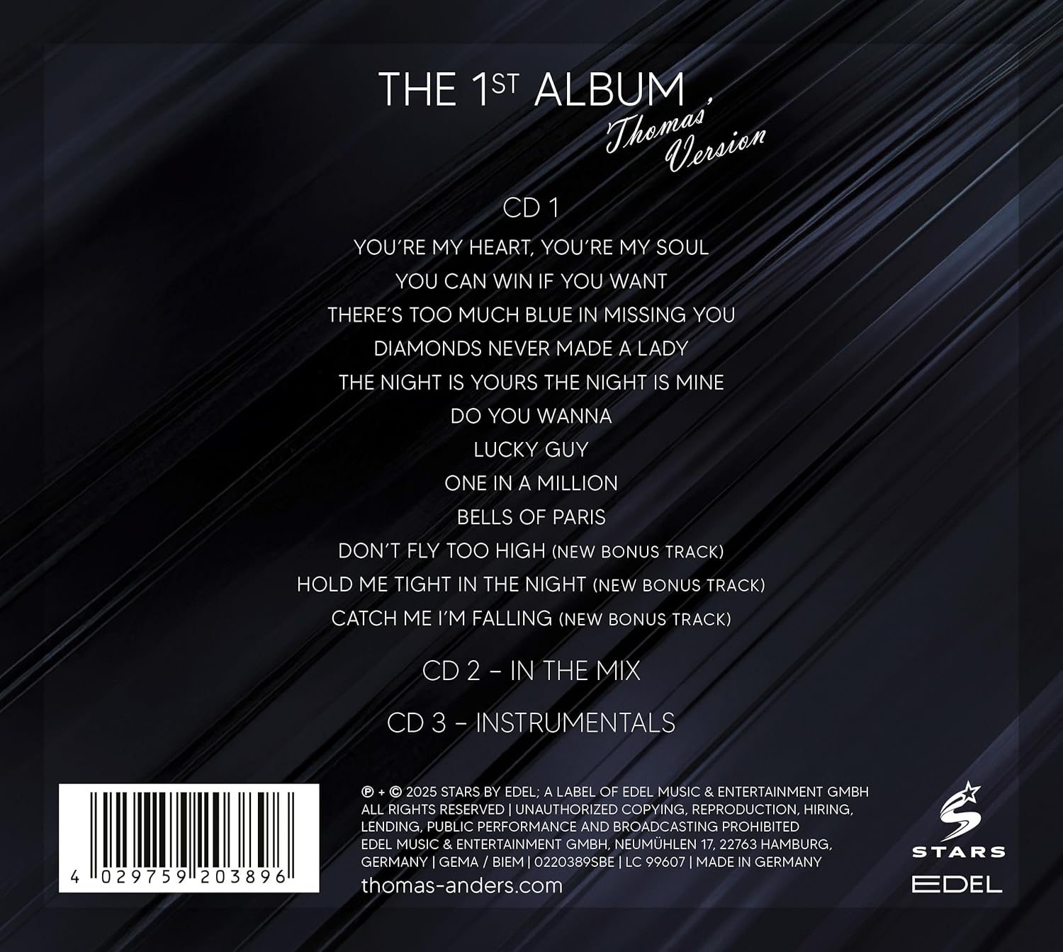 … sings Modern Talking: The 1st Album (3CD als hochwertige Jubiläums-Sammelbox inkl. 40-seitiges Fan-Buch in Deutsch und Englisch