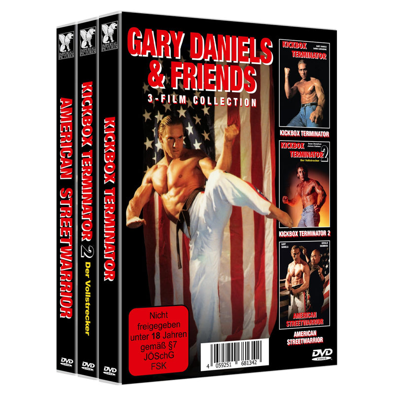 Gary Daniels & Friends - 3 Kickboxer-Dvds