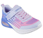 Skechers Microspec Max Advantage Girls Shoe J11 Blue/Lilac/Pink J11 Blue/Lilac/Pink