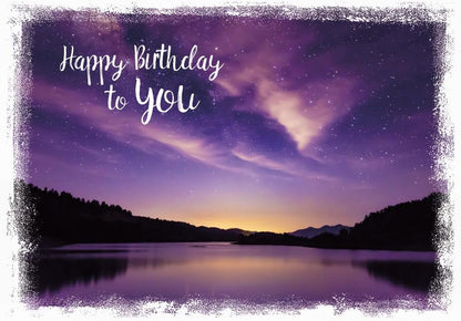 Christian Art Greetings Birthday Greeting Cards - Scenic Views - KJV Scripture - (Box of 12