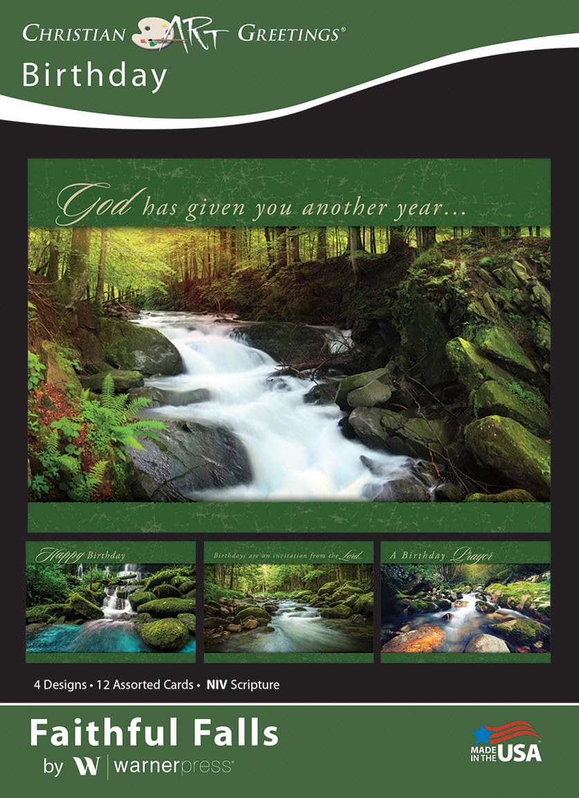 Warner Press Card-Boxed-Faithful Falls Assorted (Pack of 12