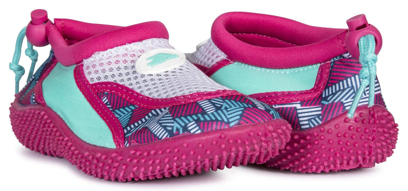 Trespass Squidette Kids Aqua Shoes J12 Pink Lady Print J12 Pink Lady Print