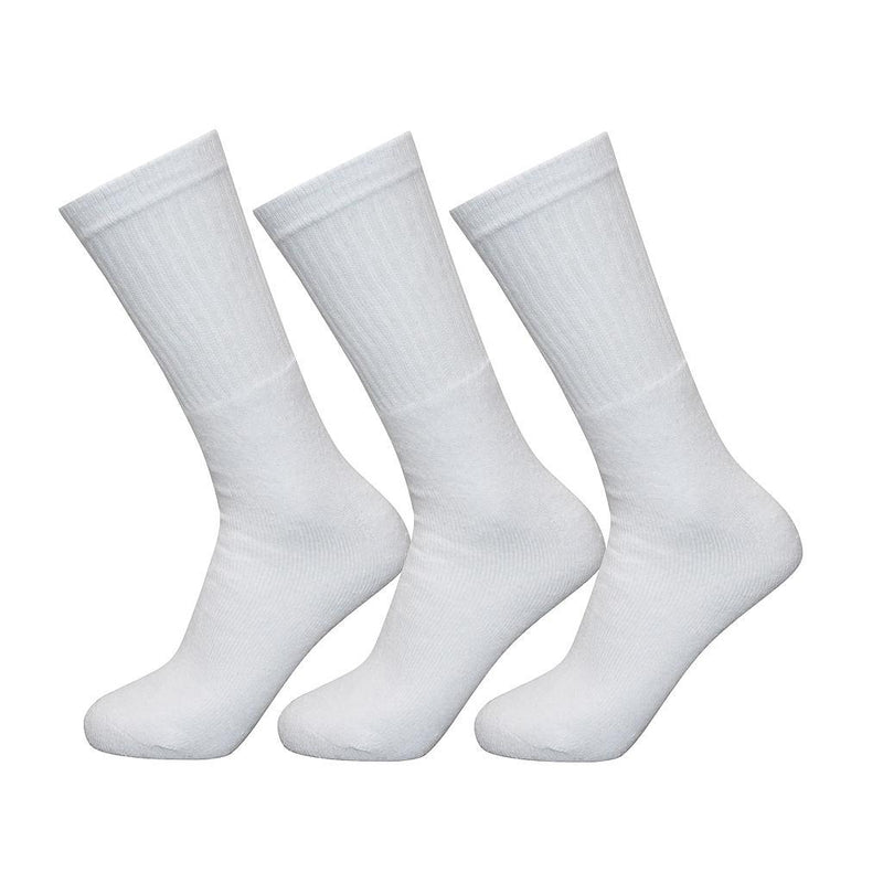 Exceptio Multi Sport Crew Socks (3 Pairs) 8-12 White 8-12 White