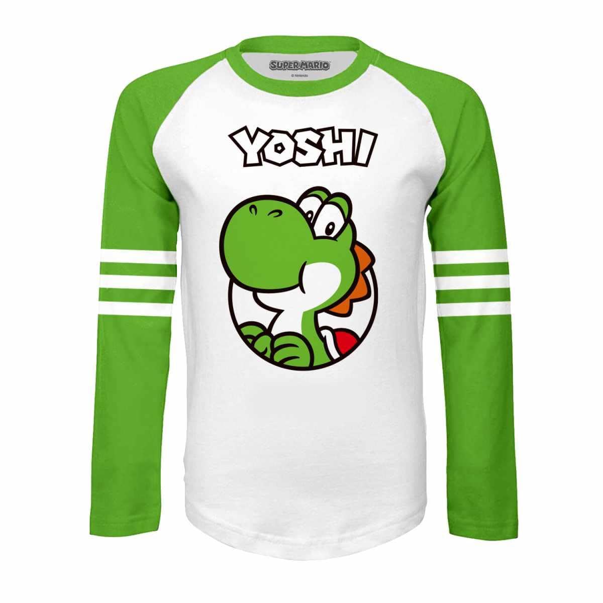 Nintendo Super Mario - Yoshi Since 1990 (Unisex White/Green T-Shirt) 12-13 Years