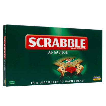 IDEAL | Scrabble Classic: a reproduction of the original 1950's design with wooden tiles - Irish Edition | Classic Games | For 2-4 Players | Ages 10+