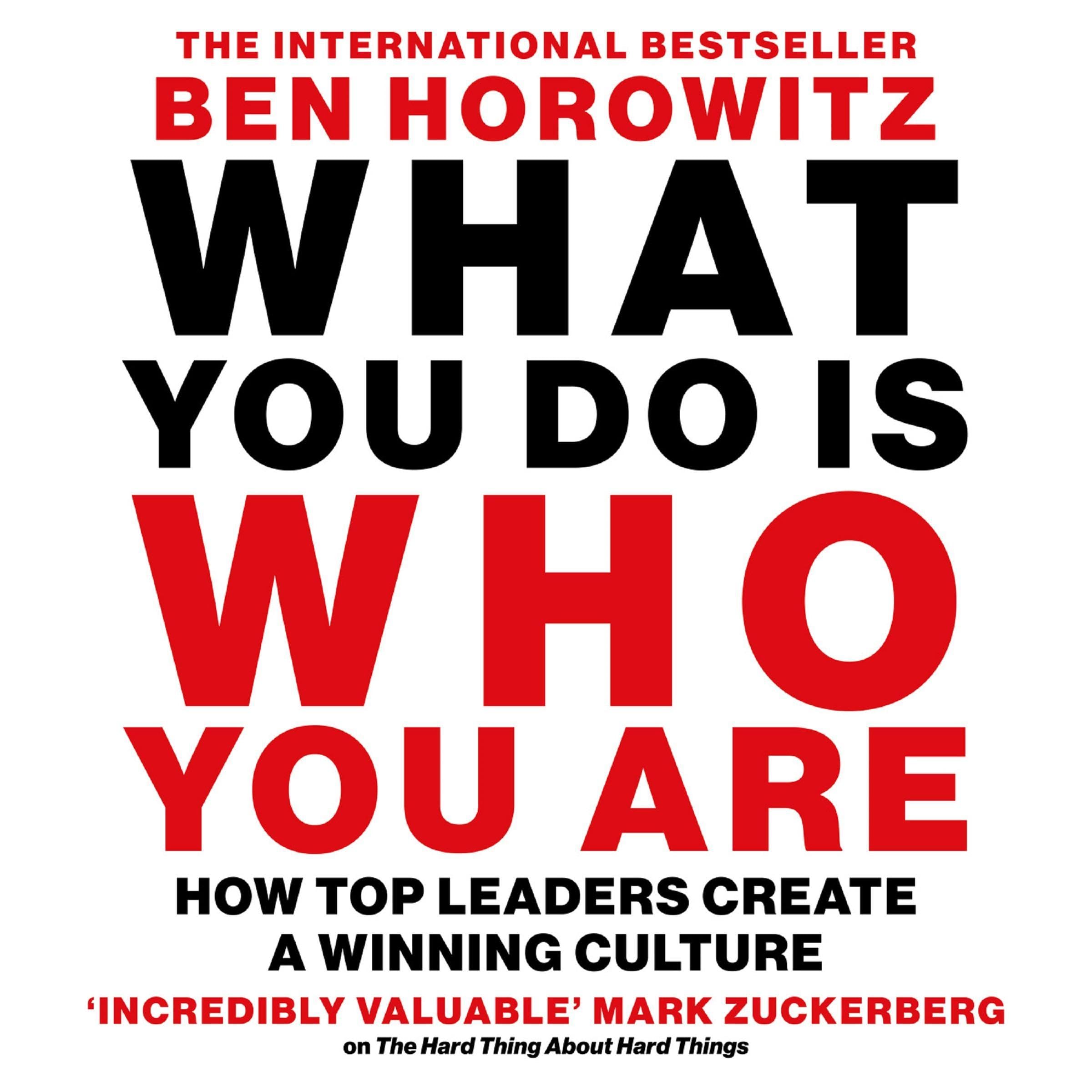 What You Do Is Who You Are