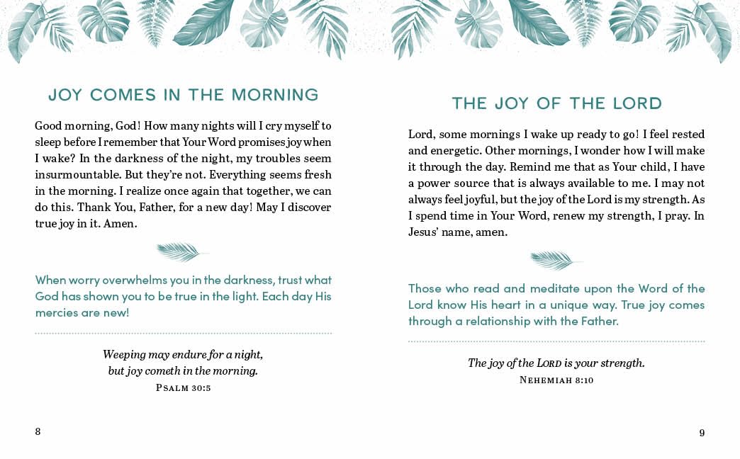 Mornings with God Large Print