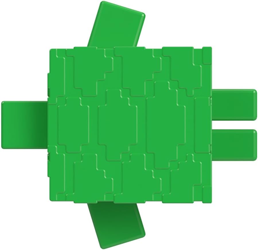 Mattel Minecraft Vanilla actiefiguur schildpad, 8,3 cm, voor kinderen vanaf 6 jaar