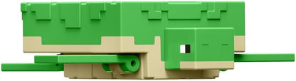 Mattel Minecraft Vanilla actiefiguur schildpad, 8,3 cm, voor kinderen vanaf 6 jaar