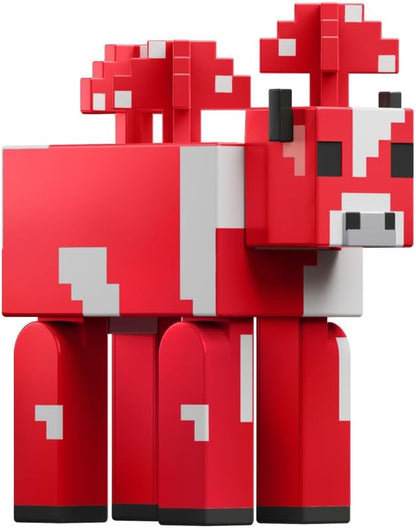 Mattel Minecraft Vanilla actiefiguur paddenstoel, 8,3 cm, voor kinderen vanaf 6 jaar
