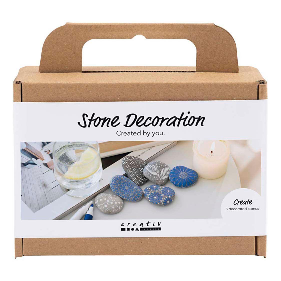 Mini Hobby Set Stone Decoration Blue