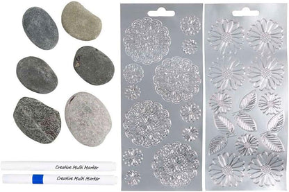 Mini Hobby Set Stone Decoration Blue