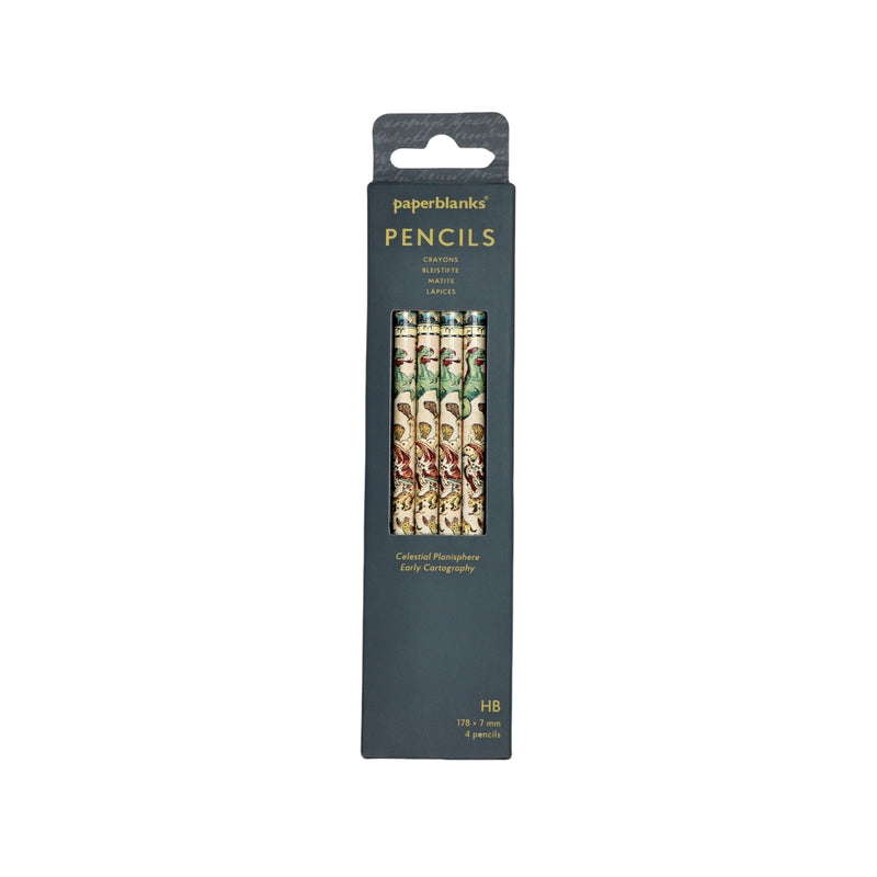 Celestial Planisphere (Early Cartography) Pencil (4 Pack)