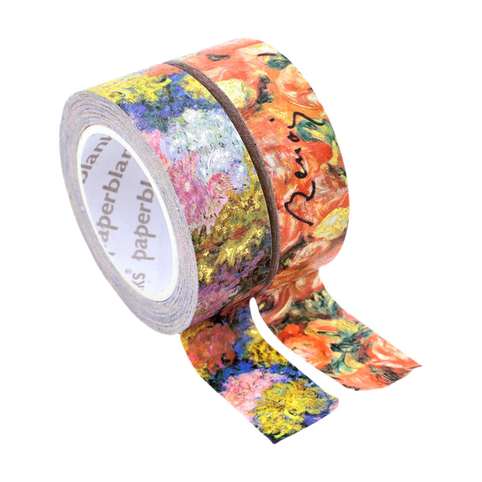 Monet’s Chrysanthemums/Renoir, Letter to Morisot (1892) (Mixed Pack) Washi Tape (Paperblanks Washi Tape