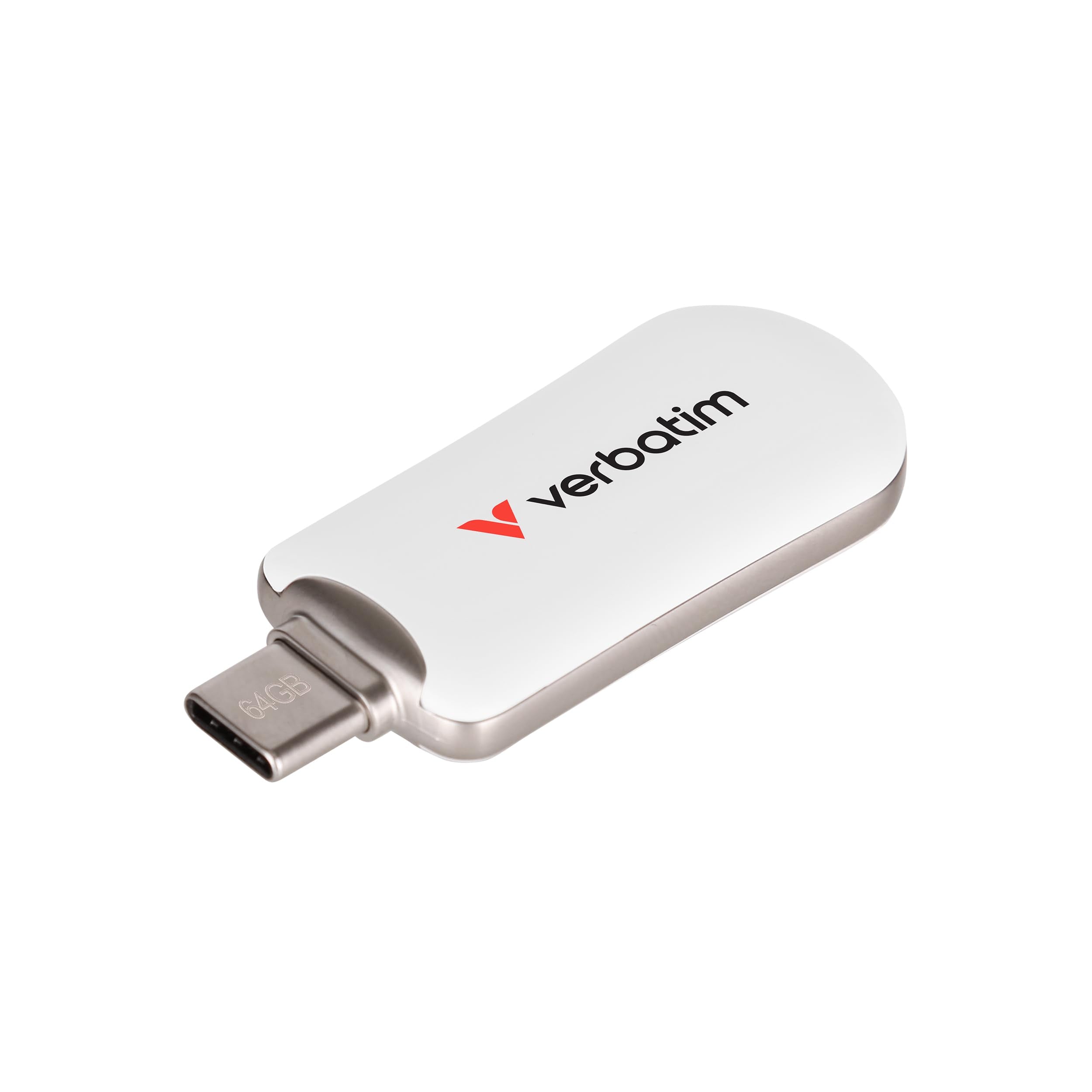 Verbatim Plectra USB-C Flash Drive White 64GB, W129015930 (White 64GB