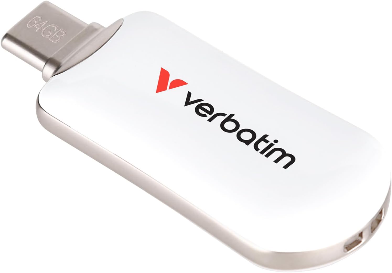 Verbatim Plectra USB-C Flash Drive White 64GB, W129015930 (White 64GB