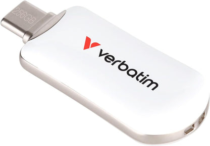 Verbatim PLECTRA USB-C FLASH DRIVE WHITE 256GB (30230