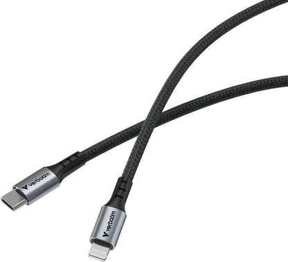 Verbatim LIGHTNING-USB C CABLE 1.2M - Kabel - Digital/Daten (31844
