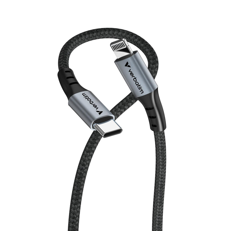 Verbatim LIGHTNING-USB C CABLE 1.2M - Kabel - Digital/Daten (31844