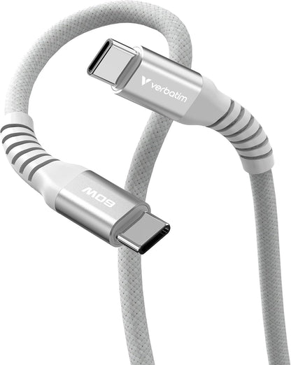 Verbatim Sync & Charge USB-C to USB-C 60W Magnetic 120 cm – Grigio