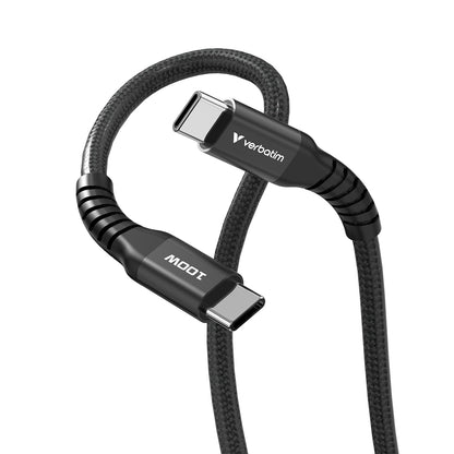 Verbatim Sync & Charge Cable USB-C to USB-C 100W Magnetic 120 cm - Noir