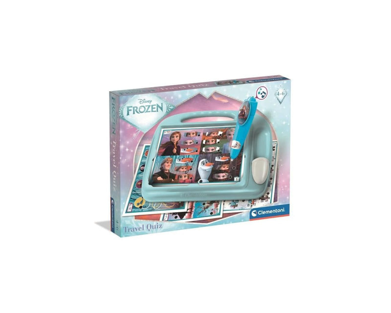 Clementoni - Clementoni Frozen Quizzy Reisspel