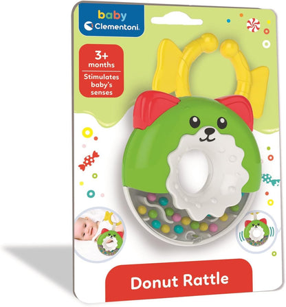 Clementoni, Baby Clementoni Rattle Donut, Theether for Toddlers from 12 Months, 17504