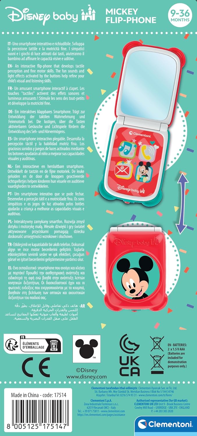Clementoni Mickey Flip Phone