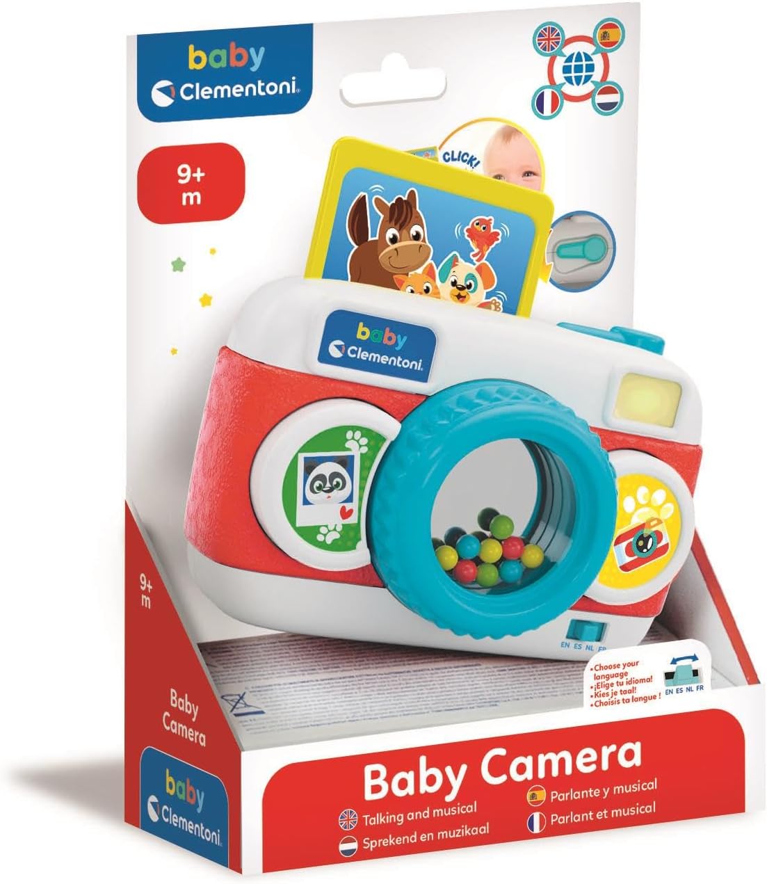 Clementoni Click & Play Camera (17526), Multicolore, S