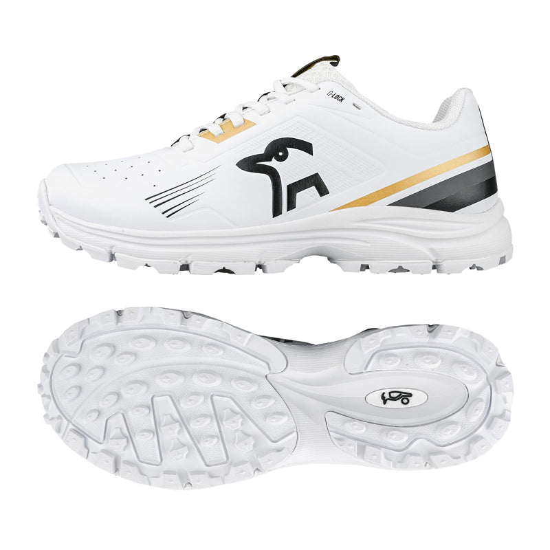 Kookaburra KC 3.0 Rubber Sole Cricket Shoe - Gold/Black - 9