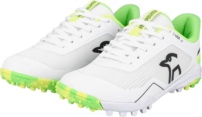 Kookaburra KC 5.0 Rubber Sole Cricket Shoe - Yellow/Green - 6