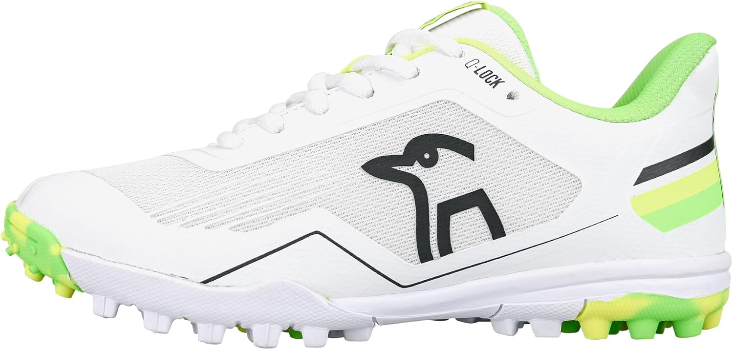 Kookaburra KC 5.0 Rubber Sole Cricket Shoe - Yellow/Green - 6