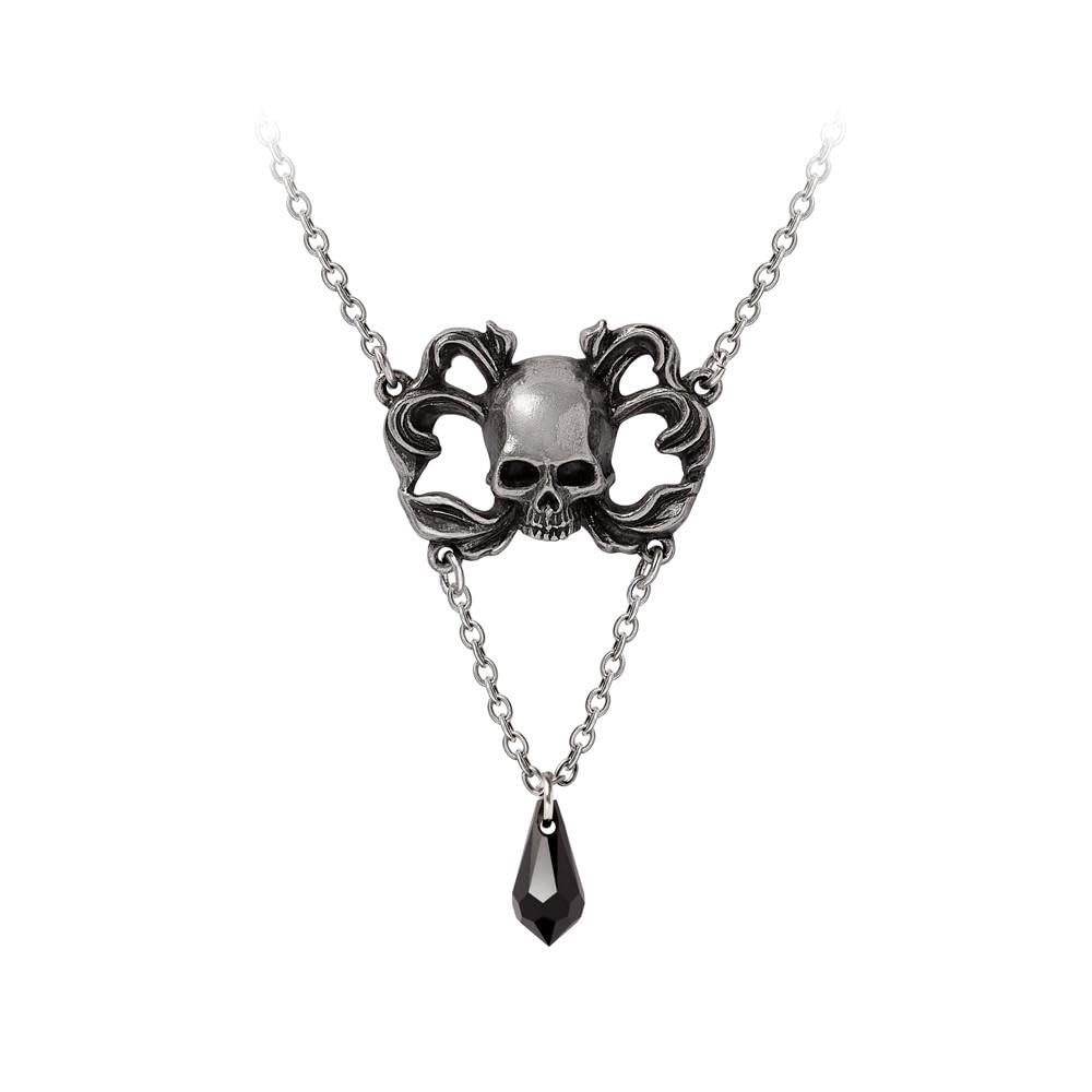 Alchemy Gothic Sweet Death Donna Collana Nero/Argento