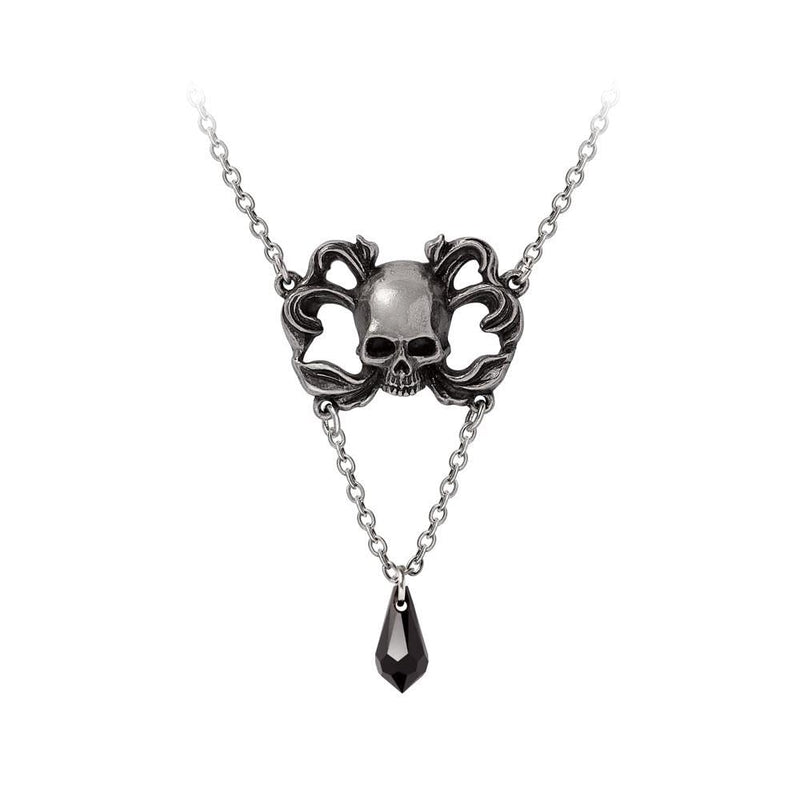 Alchemy Gothic Sweet Death Donna Collana Nero/Argento