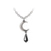 Alchemy Gothic Tears of The Moon Donna Collana Colore Argento