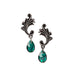 Alchemy Gothic Churchyard Donna Orecchino con Perno Nero/Argento