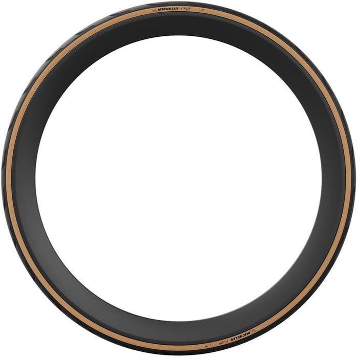 Michelin PRO5 Road Bike Tyres, 700x28C, Black/Brown, 310g