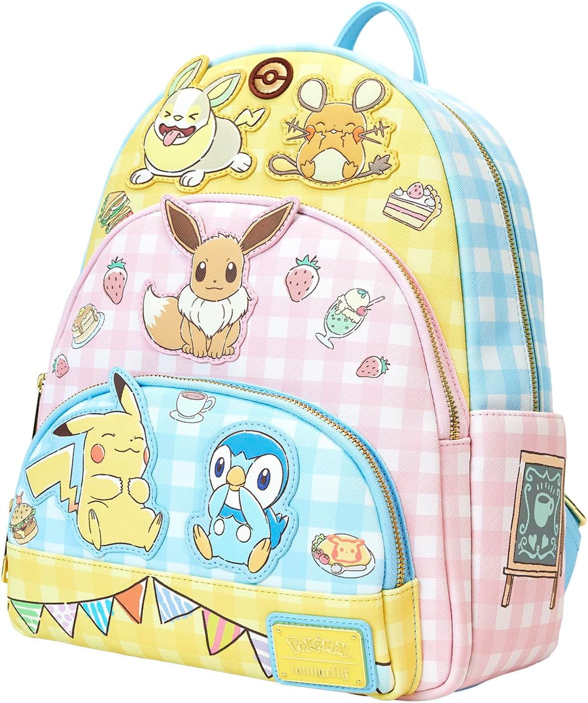 Loungefly Pokémon Cafe Triple Pocket Backpack