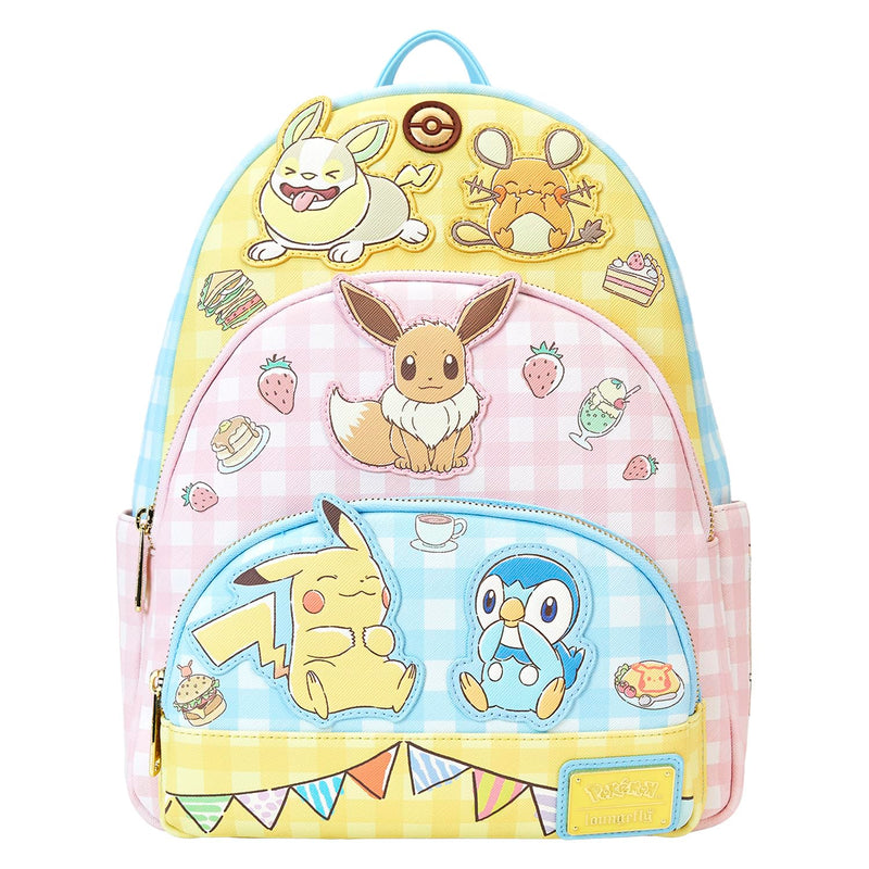 Loungefly Pokémon Cafe Triple Pocket Backpack