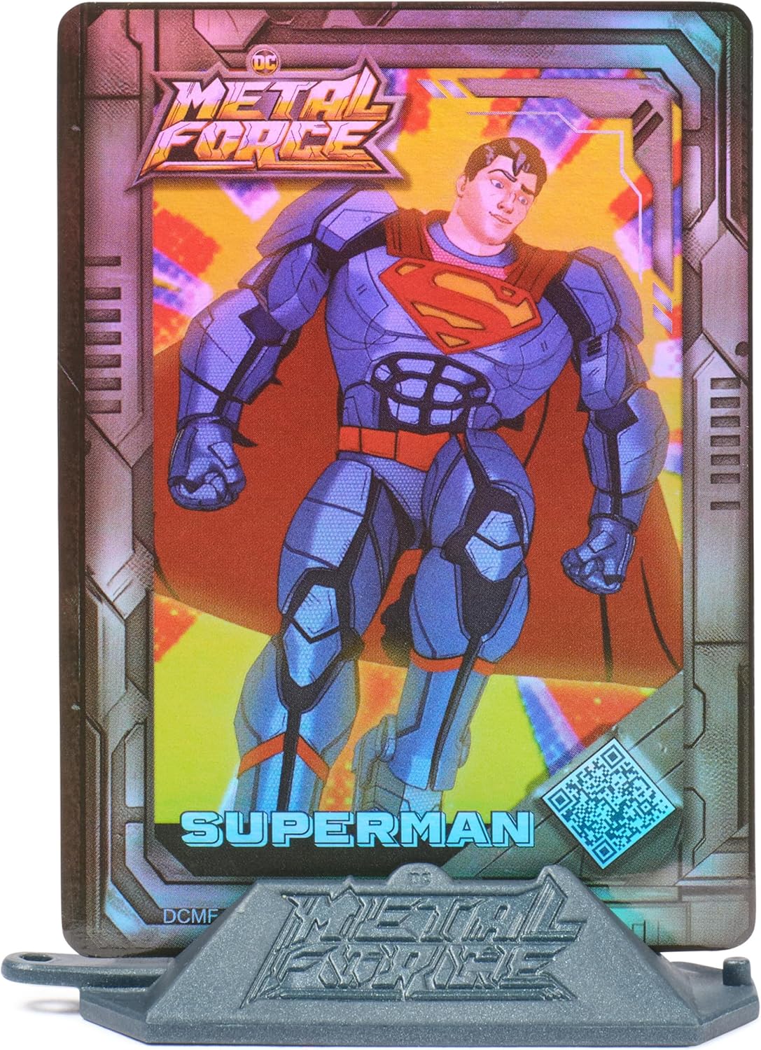 Spin Master DC Comics, Metal Force Superman Action Figure, 30-cm Extra Large Super Hero Collectible Kids’ Toys for Boys and Girls Aged 4+