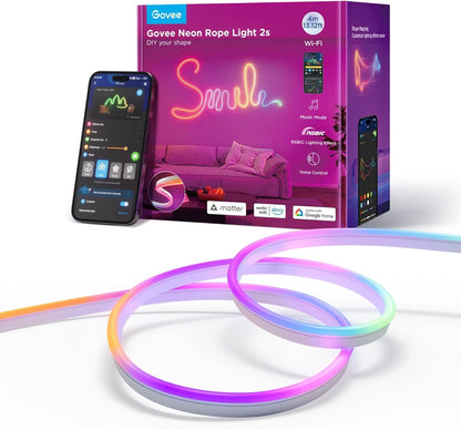 Govee Neon Rope Strip Light 2 4M White
