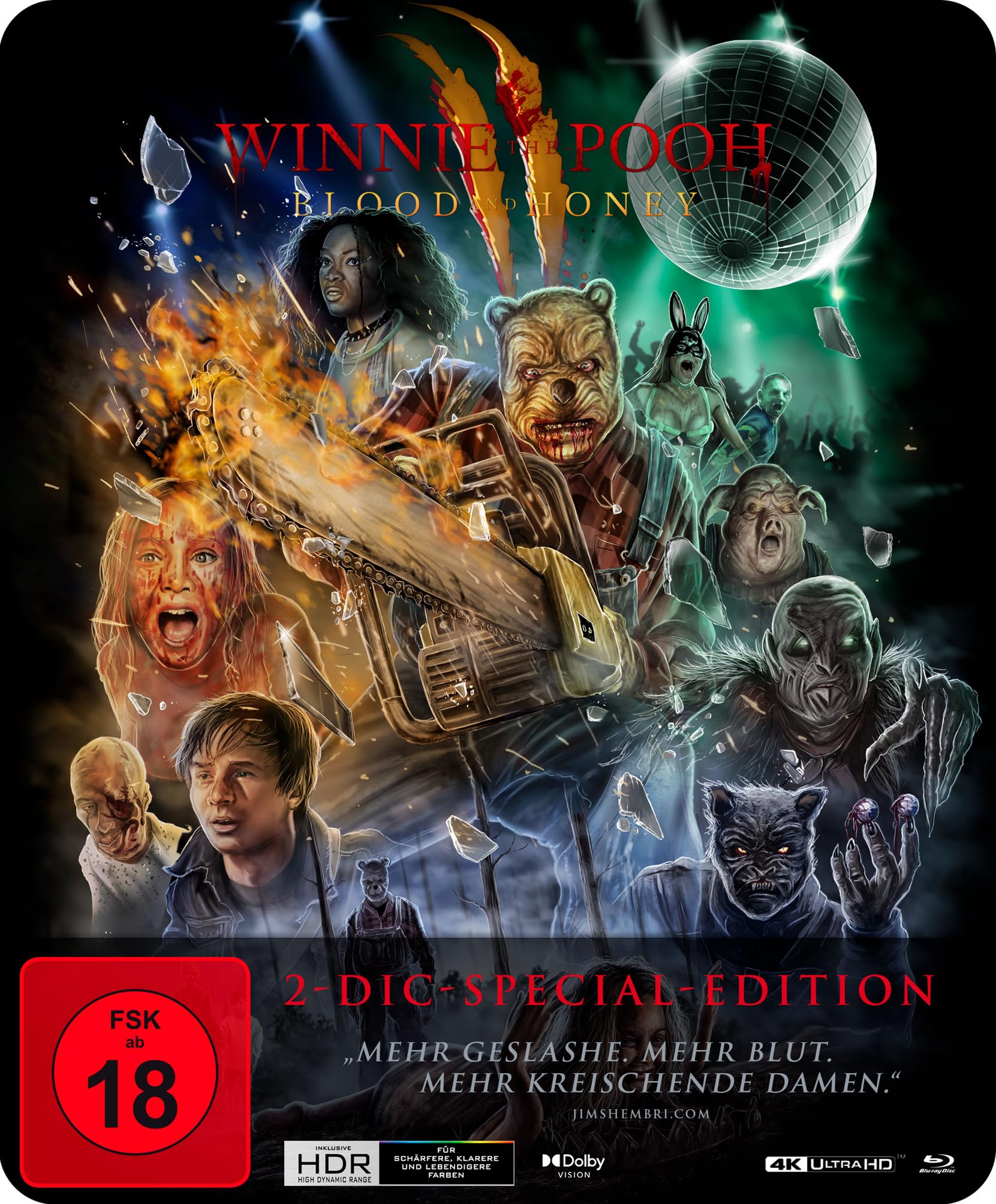 Winnie the Pooh: Blood and Honey II limitiertes Steelbook (4K Ultra HD) (+ Blu-ray