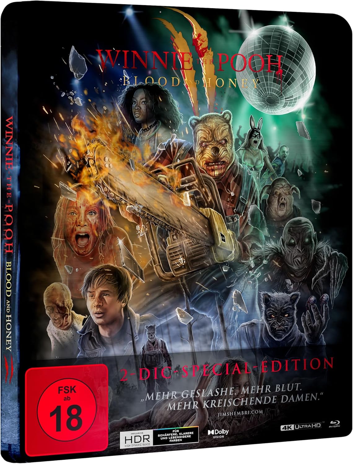 Winnie the Pooh: Blood and Honey II limitiertes Steelbook (4K Ultra HD) (+ Blu-ray