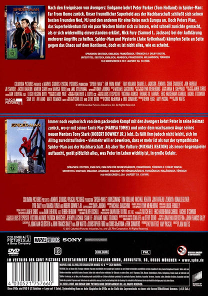 Spider-Man: Far From Home / Spider-Man: Homecoming (2 DVDs