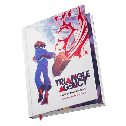 Modiphius Entertainment: Triangle Agency: The Tabletop Role-Playing Game - Core Rulebook - Hardcover, RPG Paranormal Investigation & Corporate Horror