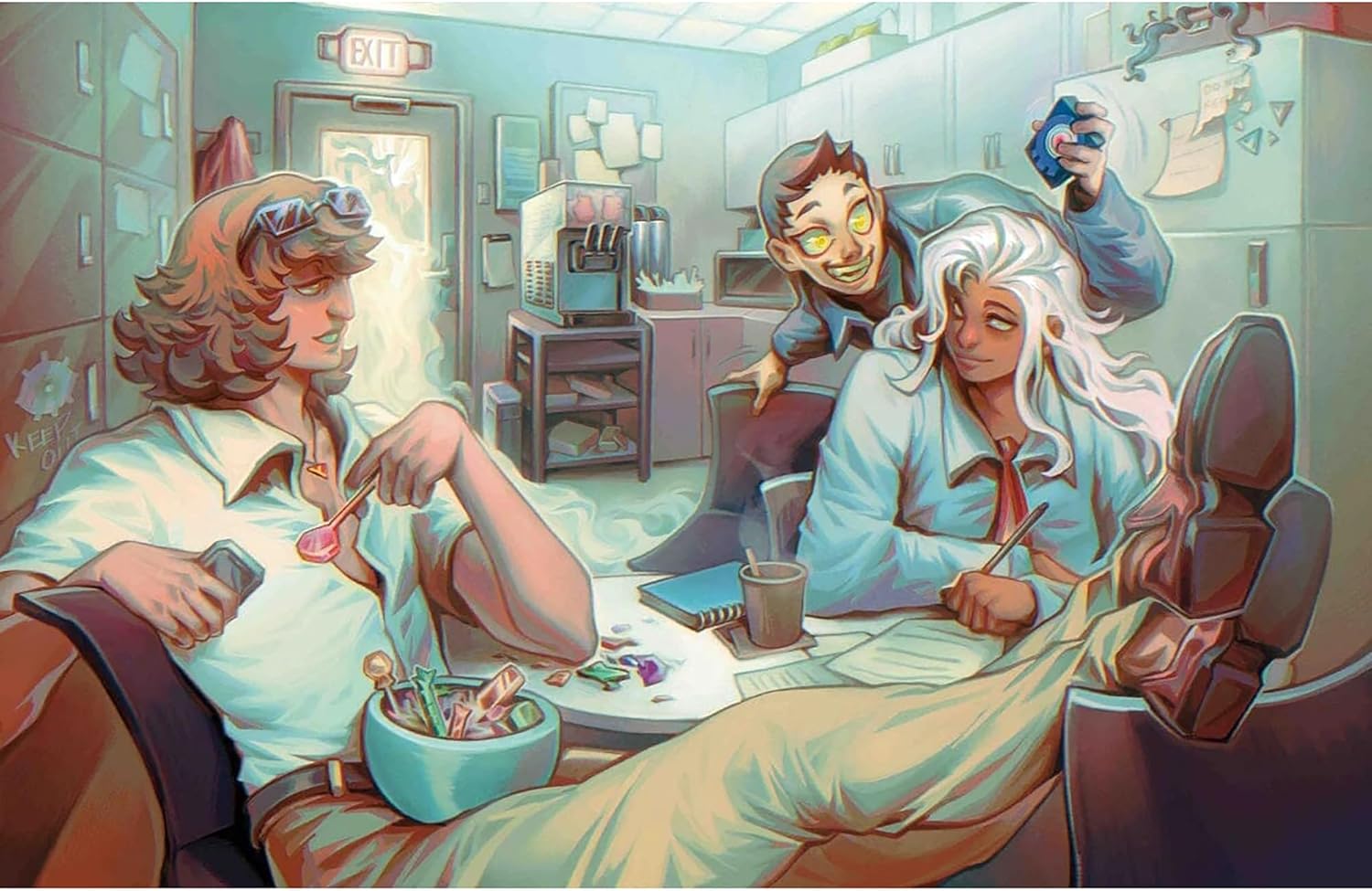 Modiphius Entertainment: Triangle Agency: The Tabletop Role-Playing Game - Core Rulebook - Hardcover, RPG Paranormal Investigation & Corporate Horror