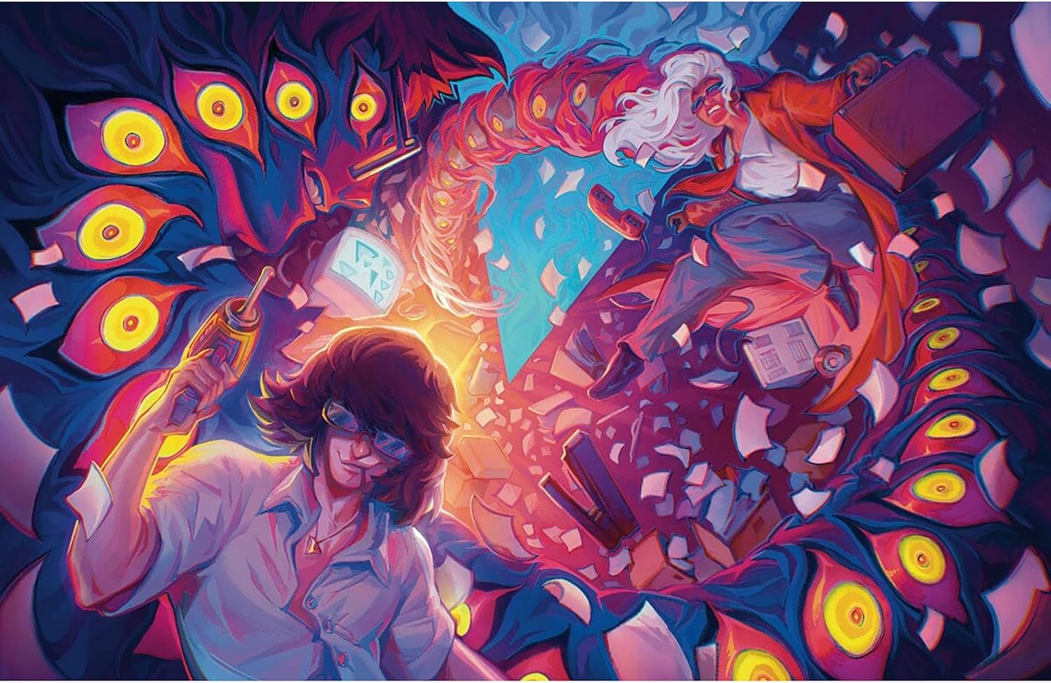 Modiphius Entertainment: Triangle Agency: The Tabletop Role-Playing Game - Core Rulebook - Hardcover, RPG Paranormal Investigation & Corporate Horror