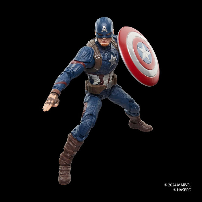 Hasbro Marvel Legends Series, Captain America ispirato al film Avengers: Endgame, action figure collezionabile per adulti da 15 cm