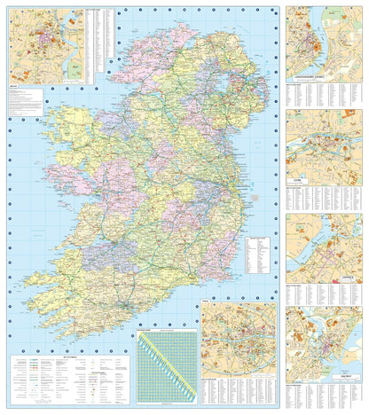 2026 Collins Road Map of Ireland