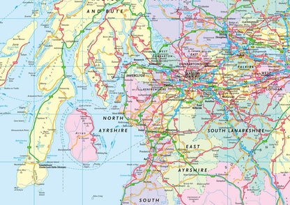 2026 Collins Road Map of Britain: Folded map (Collins Road Atlas